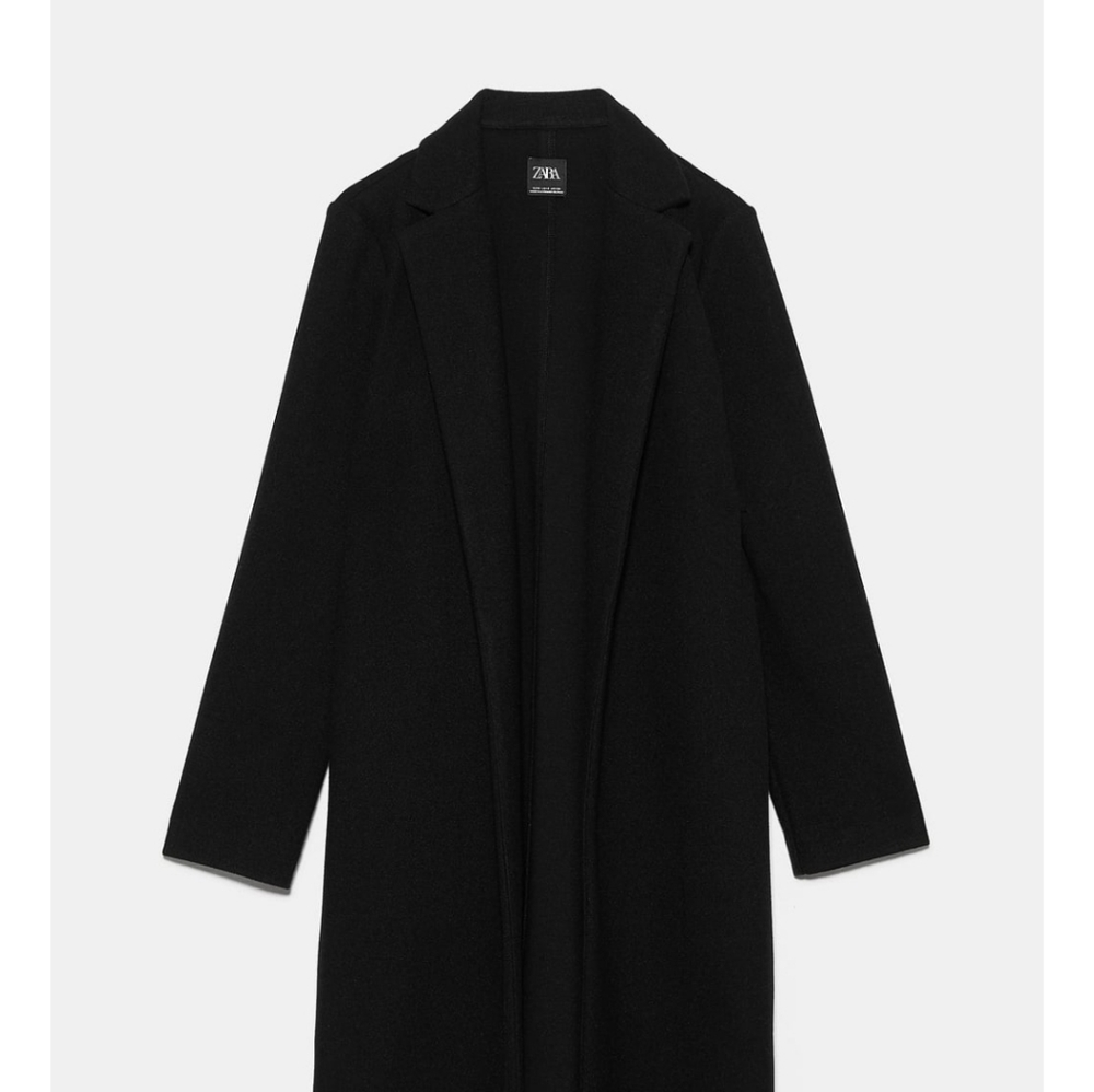 Black basic coat NWT